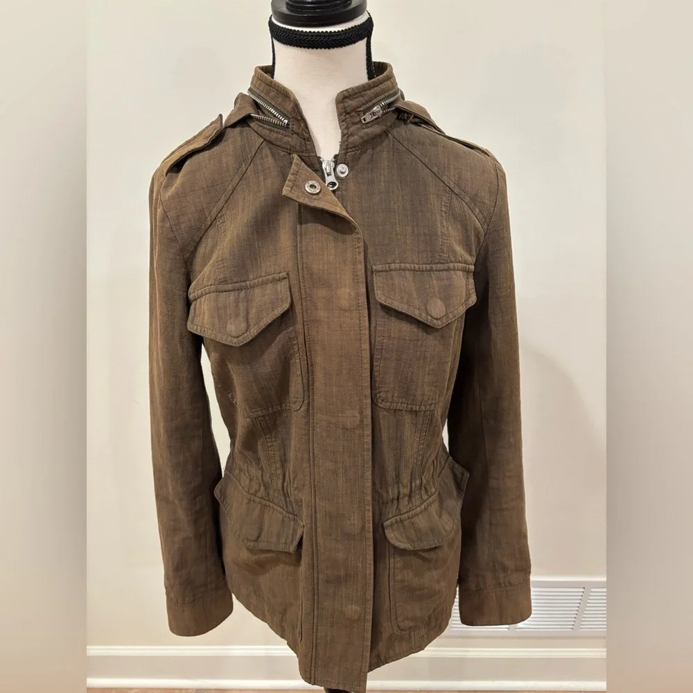New Haven by Madewell Brown Women's Utility Jacket 100% Cotton, S
